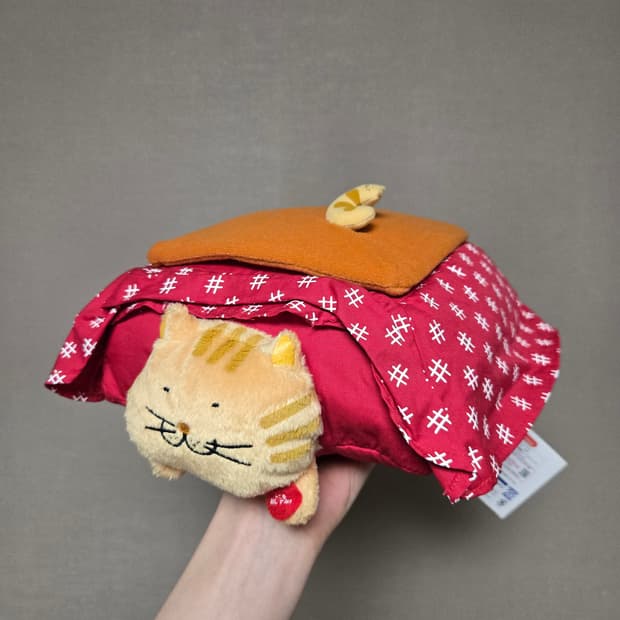 빈티지 뚱냥이코타츠 인형