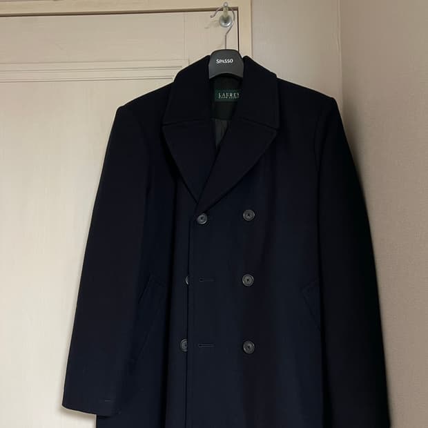 로렌 랄프로렌 네이비 더블코트