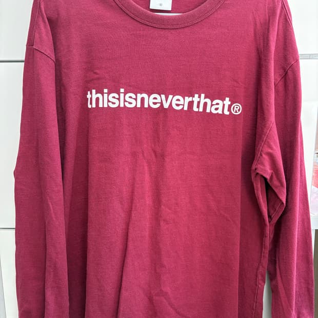디스이즈네버댓 버건디 롱슬리브