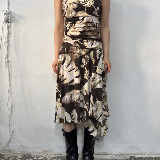 pikake flower design dress