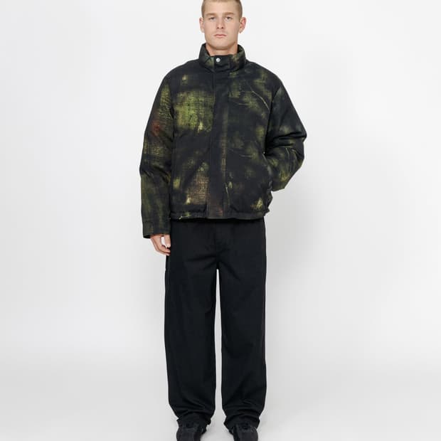 스투시 숏 다운 패딩 자켓 L