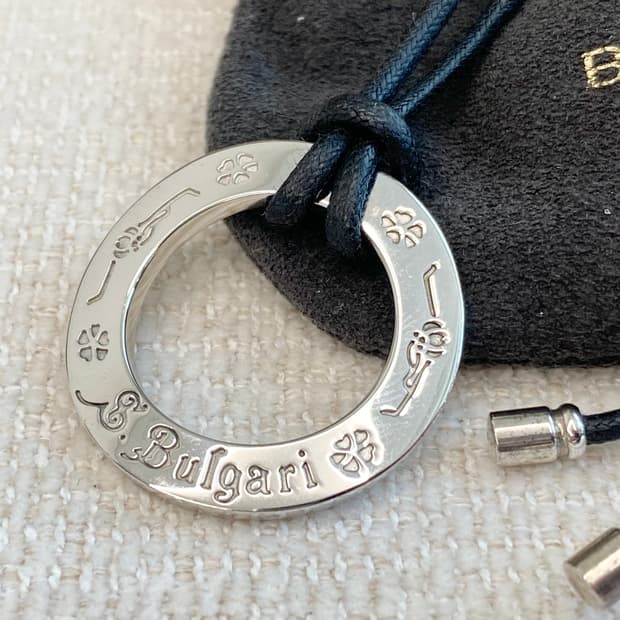 불가리 세이브더칠드런 실버 목걸이 조커 타입