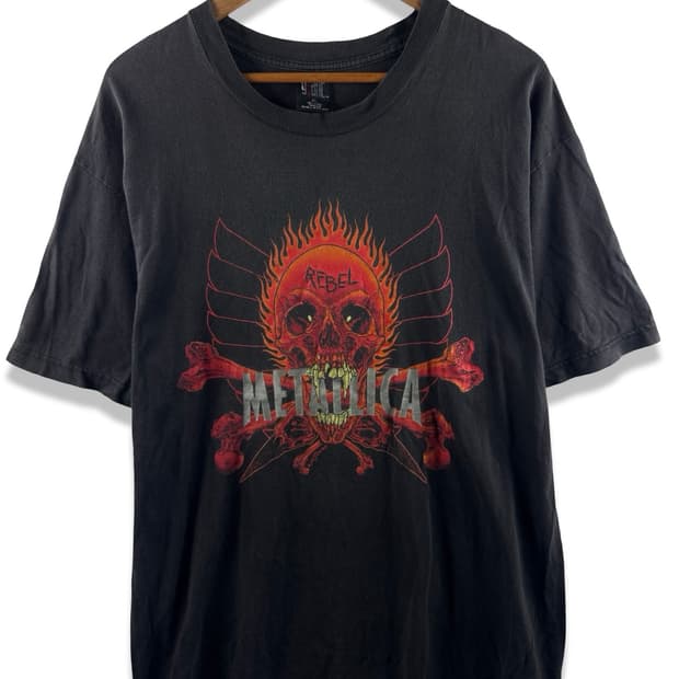 90S Giant 메탈리카 Rebel 티셔츠2302