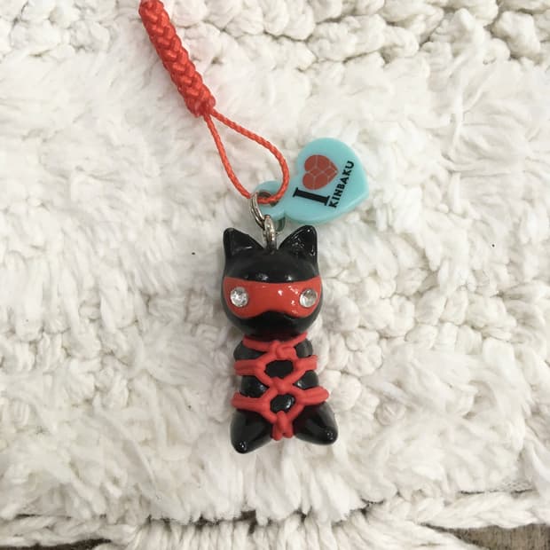 Kinbaku 고양이 속박 스트랩 키링