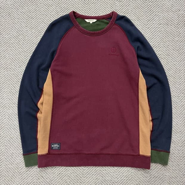 빈폴 배색 레글런 맨투맨 v2012