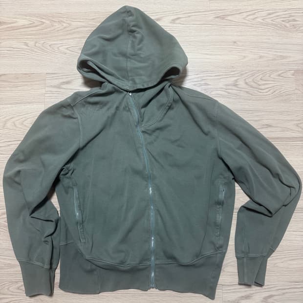 EE 후드집업 카키 M