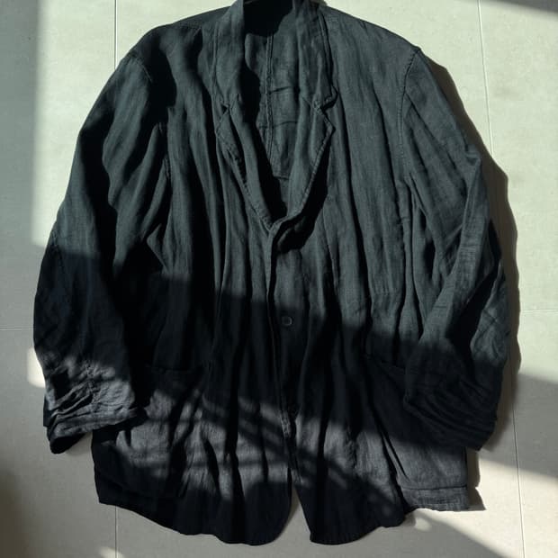 코모리 comoli 린넨 더블 클로스 자켓