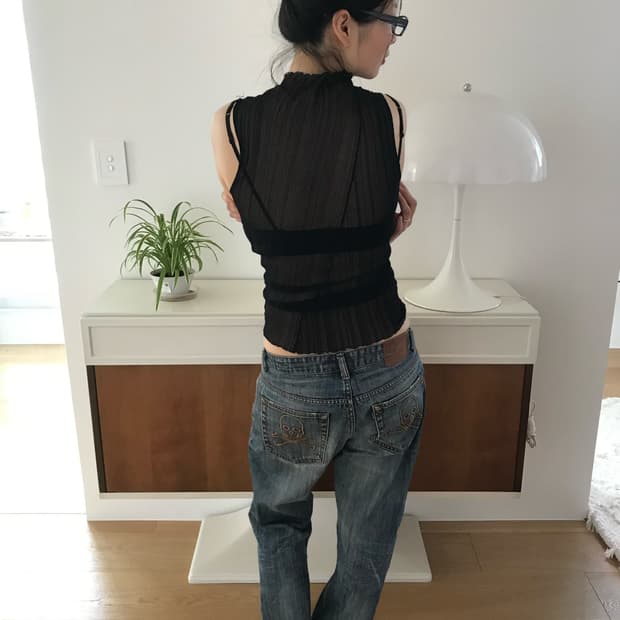 vintage denim pants (32inch)