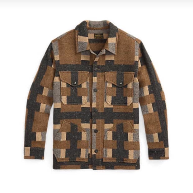 RRL 울 블렌드 자카드 셔츠 재킷 새상품 