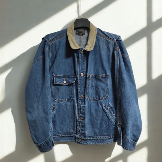 (L)폴로컨트리 코듀로이 카라 데님 자켓 폴로랄프로렌