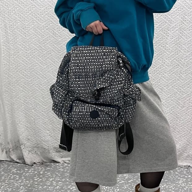 키플링 유니크 키치 에스닉 패턴 백팩 C07513