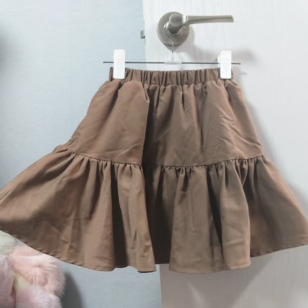 빈티지 캉캉스커트 밴딩치마 라떼히메갸루 핀터깔 모리걸 y2k 긱시크