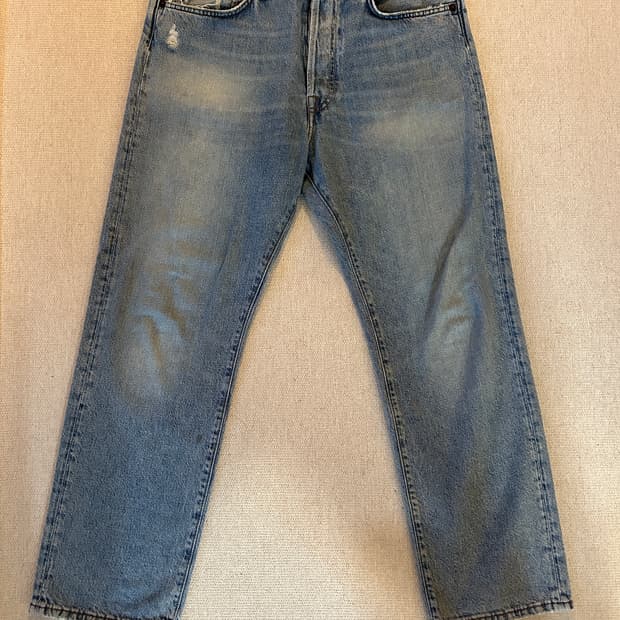 31) 아크네 스트레이트 핏 워싱 진