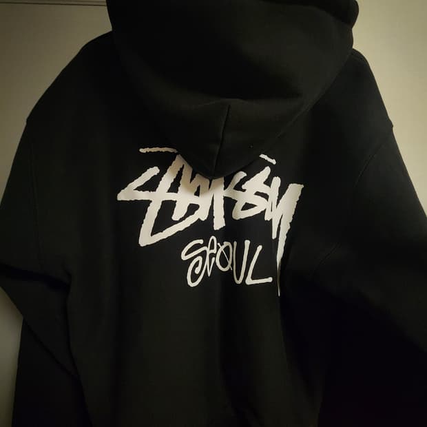 stussy 스투시 서울 후드집업