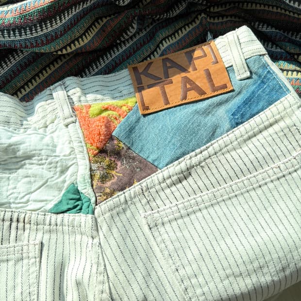 캐피탈 패치워크 팬츠