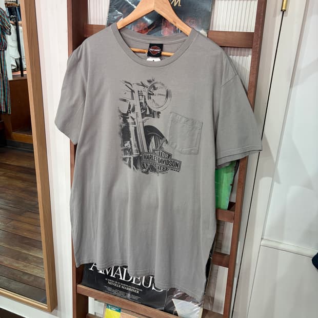 J72 할리데이비슨 프린팅 반팔 티셔츠 