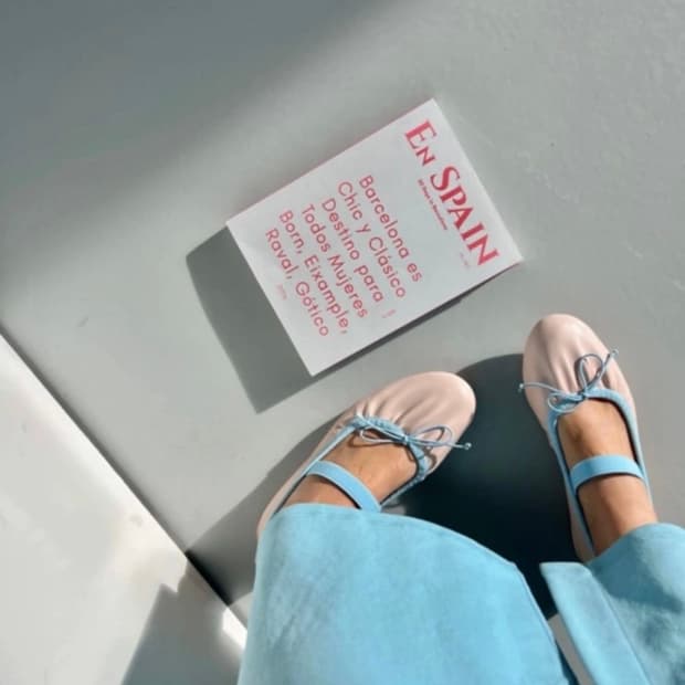 깔량)발레리나슈즈 스킨색 230사이즈(새상품)