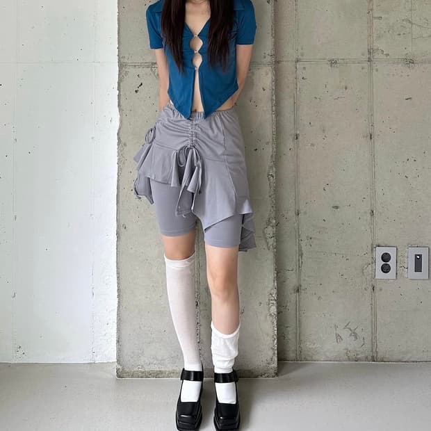 뉴얼린 레깅스 그레이