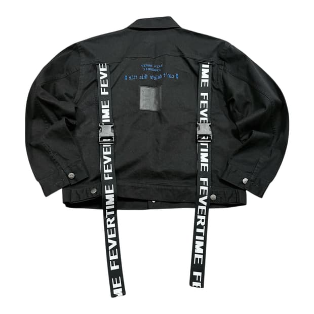 ✨ (바배) 빈티지 재팬 버클 흑청 데님 자켓 