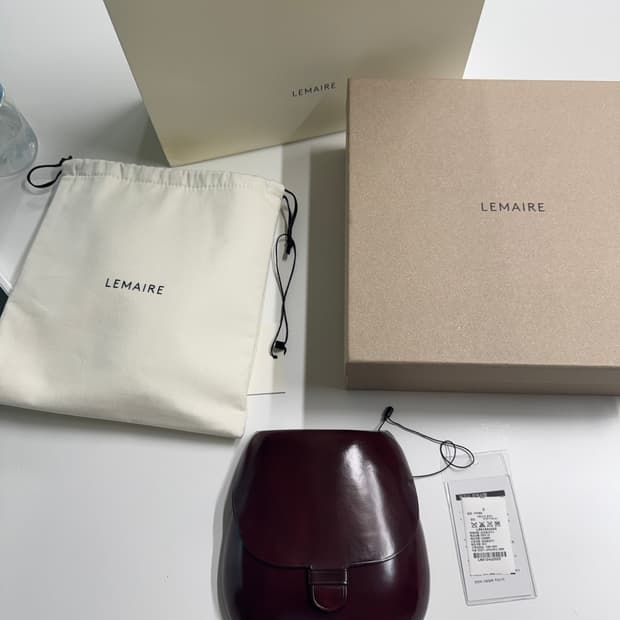 Lemaire 카트리지백 초콜릿퐁당