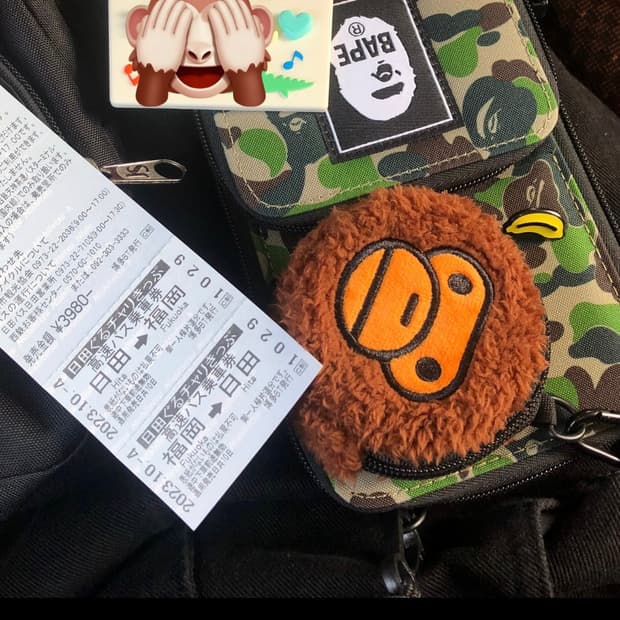 베이프 미니크로스백 (카모) 잡지부록 정품 새상품