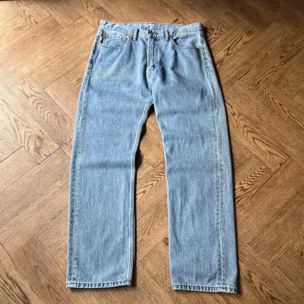 [36]리바이스 505 빈티지 워싱 데님 팬츠