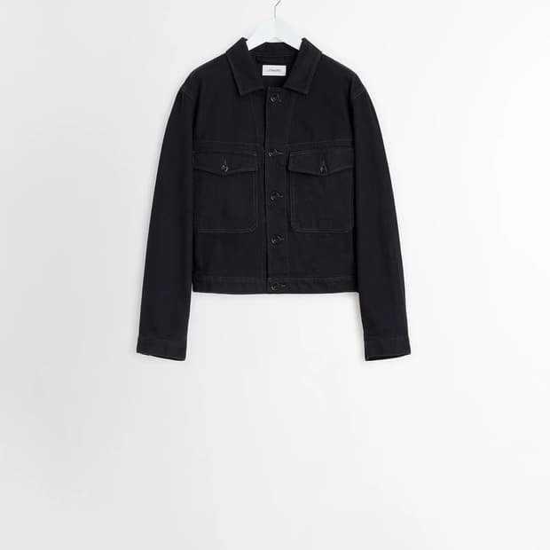 [50] 25SS 르메르 데님 트러커 Black