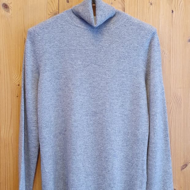 55.Cashmere 터틀 니트 