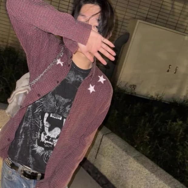 빈티지 00s 푸마 페이스 반팔티셔츠