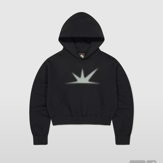 W Daybreak Crop Hoodie Black
