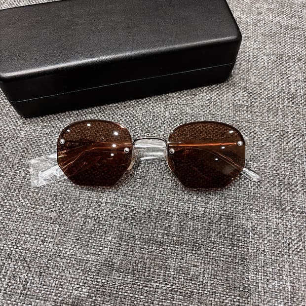 (정품/새상품) 아워레가시 브라운 렌즈 실버 메탈 선글라스