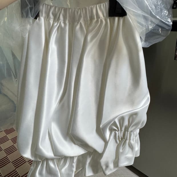 꼼데가르송 밴딩스커트