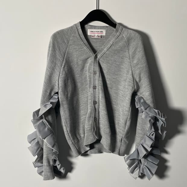 18ss 꼼데가르송 걸 아카이브 러플 가디건 (on.622) 