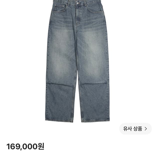 Sansan Gear Washing Denim Pants Blue