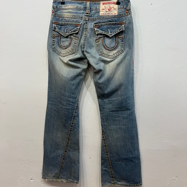 트루릴리전 조이슈퍼티 로우라이즈 데님팬츠