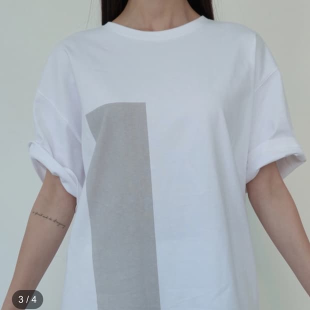[새상품] eonts Ne- Sleeve T-Shirts White
