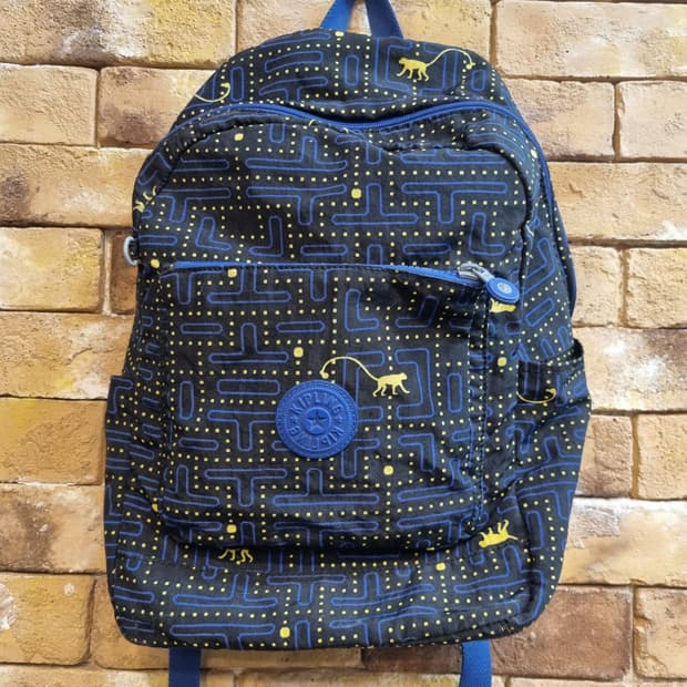 키플링 팩맨 패턴 백팩