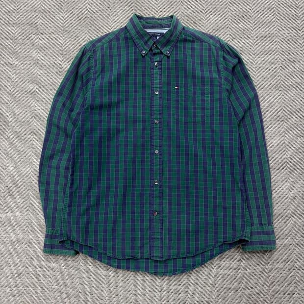 타미힐피거 체크 셔츠 v2694