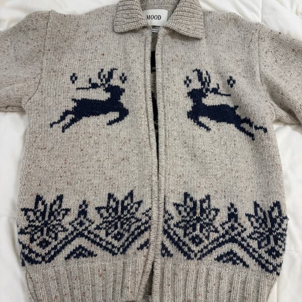 유이니 노르딕 가디건 자켓