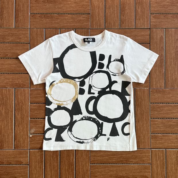 Comme des Garcons Black cotton 1/2 tee