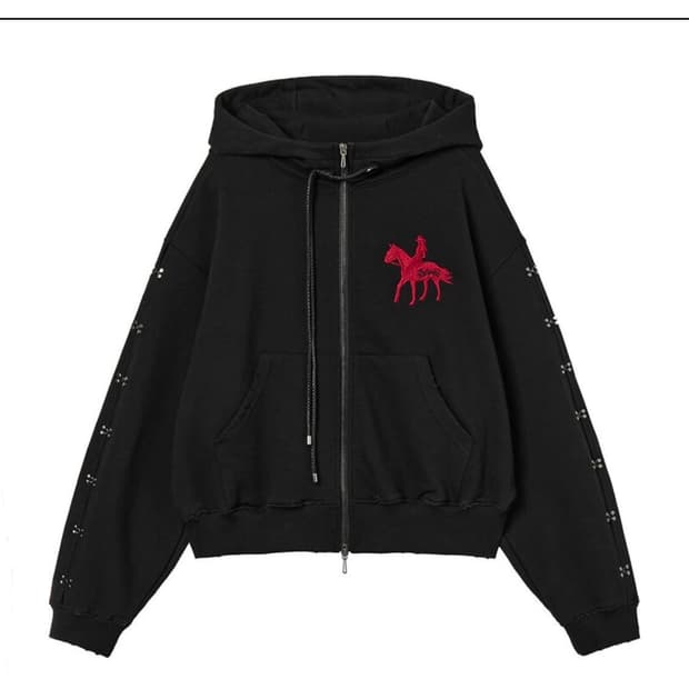 2000아카이브 YEAR OF HORSE HOODIE ZIP UP
