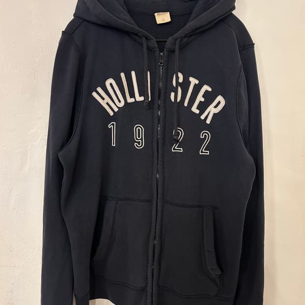홀리스터 후드집업 네이비 L
