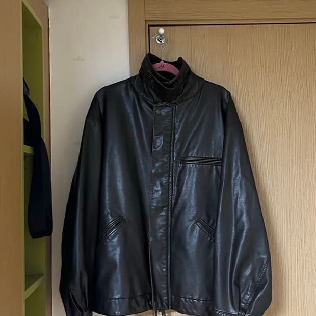 Freak’s store 하이넥 레더 자켓