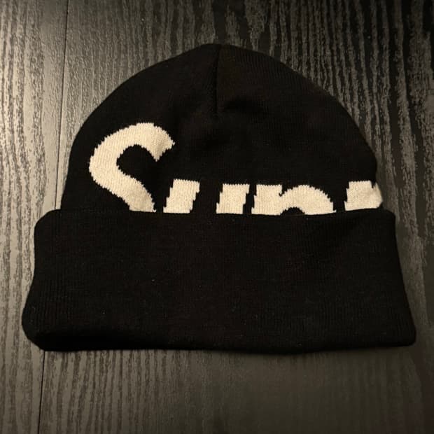 Supreme 슈프림 비니 블랙