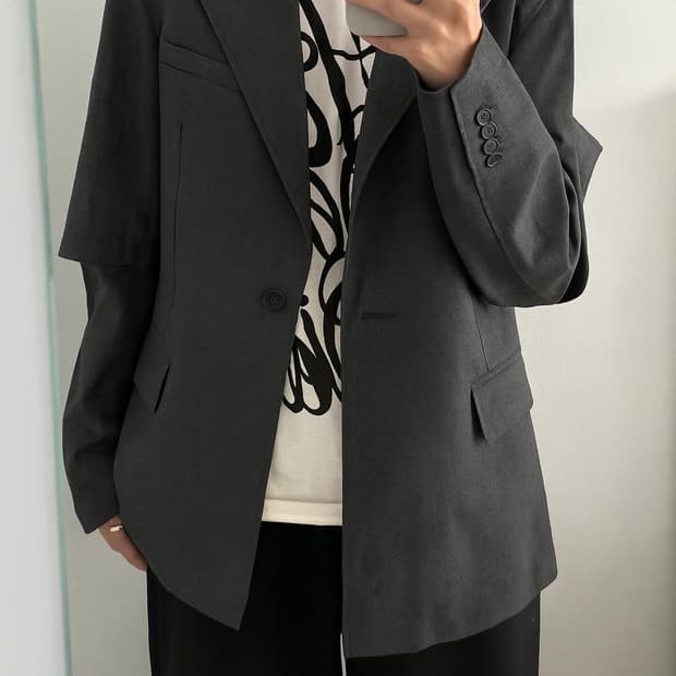 JW앤더슨 자켓 그레이