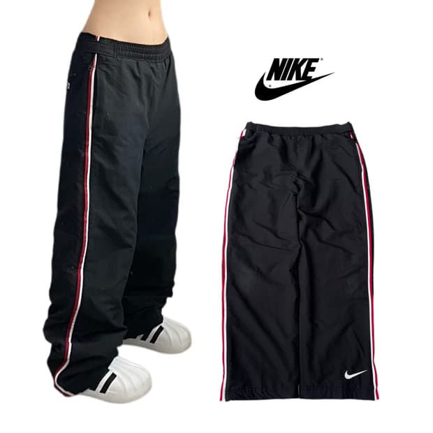 나이키 00s 스우시 올드스쿨 와이드 트랙팬츠