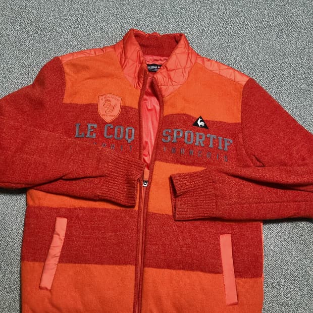 르꼬끄 스포르티브 남성 니트 덕다운 자켓 L