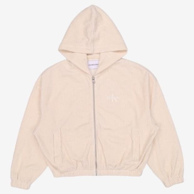 캘빈클라인 코듀로이 후드집업