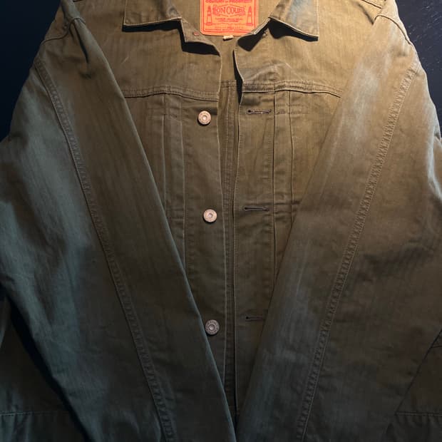 본쿠라 1st 해링본 자켓 40