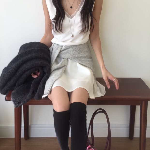 히어비포 세틴 원피스 hereb4 satin ops